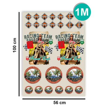 Planche DTF prête à imprimer pour impression textile au mètre